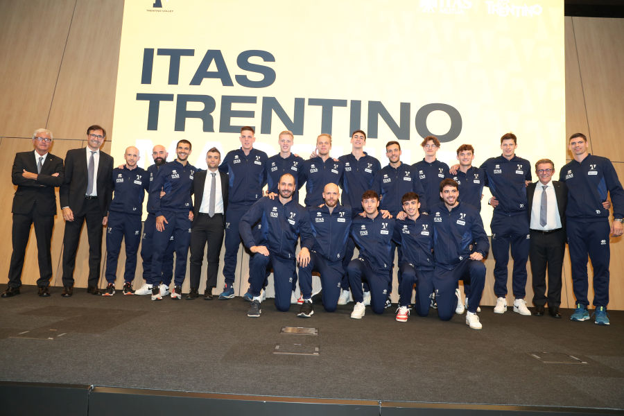 Prima Foto Di Squadra Stagionale Per Itas Trentino Maschile